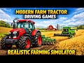 Modern Farm Tractor Driving Games Realistic Farming Modern Farm Tractor Driving Games Realistic Farming