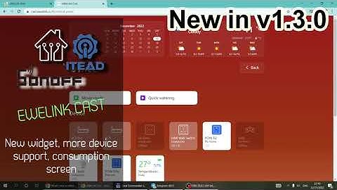 eWeLink Cast v1.3.0 upgrade