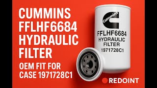 Cummins FFLHF6684 Hydraulic Filter | OEM Fit for CASE 1971728C1