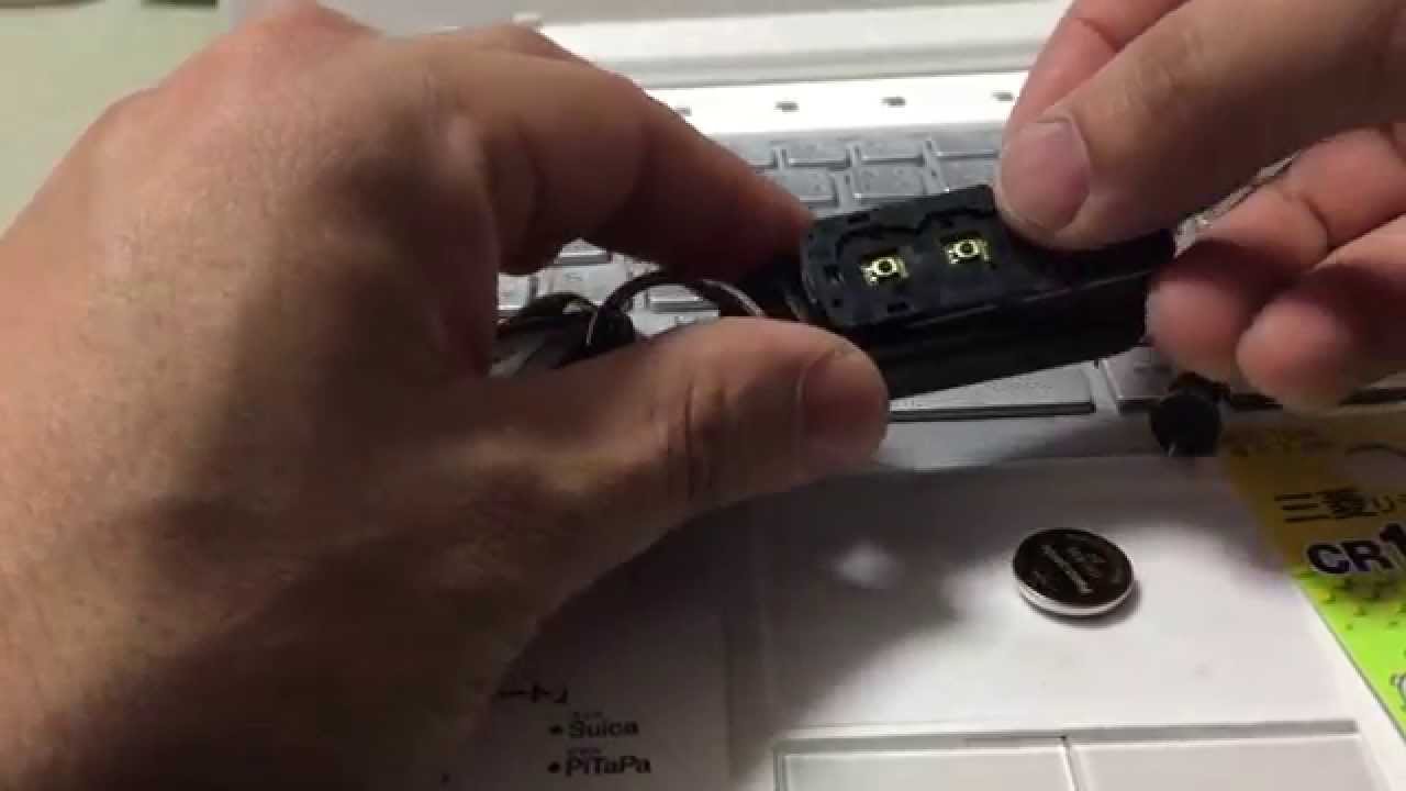 1分でできるhonda N Oneの キーレス電池交換 Keyless Battery Exchange Youtube