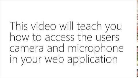 How To Access Webcam and Microphone Using getUserMedia in JavaScript