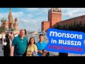 MONSONS in the heart of RUSSIA. RED SQUARE and ZARIADIE park