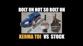 05 TDI Turbo actuator replacement