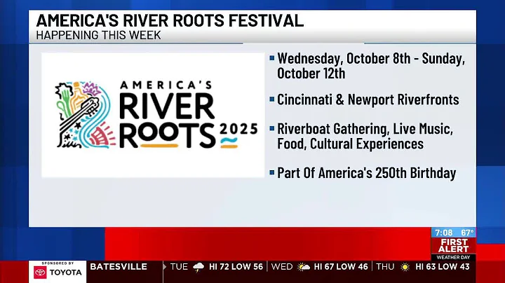 America's River Roots Festival starts Wednesday