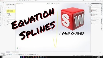 1 Minute Solidworks - Equation Splines