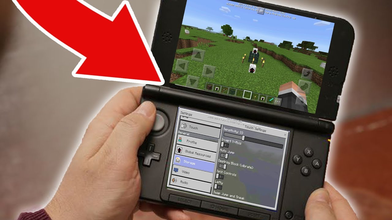 First Minecraft 3ds Edition Gameplay Youtube