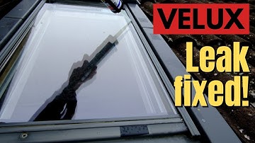 Leaky VELUX window fix - Cheap DIY solution for leaking VELUX skylights
