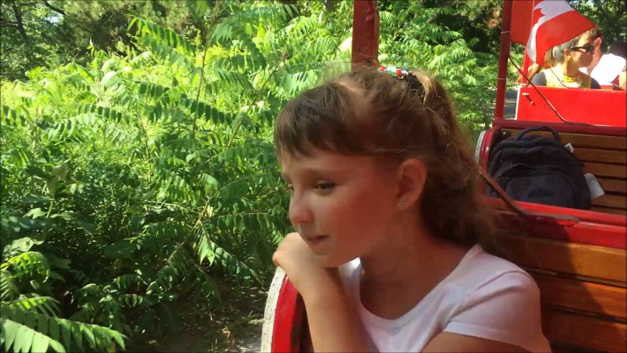 Toronto high park.  train ride for kids with super yuliya