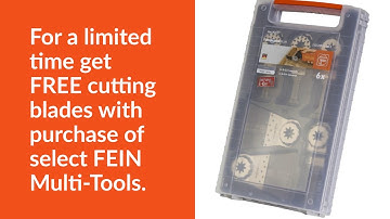 FEIN FREE Oscillating/ Multi-Tool Blade Rebate