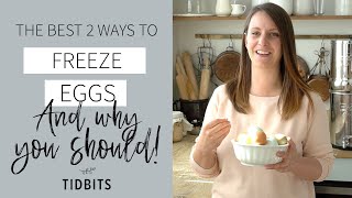 The Best 2 ways to Freeze Eggs | Food Preservation