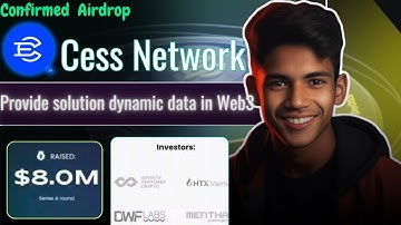 CESS s Network Airdrop | $8M Funding Airdrop Guaid | Cess Network Free Airdrop | Litas Wallet MIning