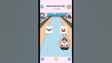 Brain Up - Drama Puzzle Game - Level 64 - Help the girl dress right.