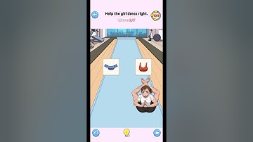 Brain Up - Drama Puzzle Game - Level 64 - Help the girl dress right.