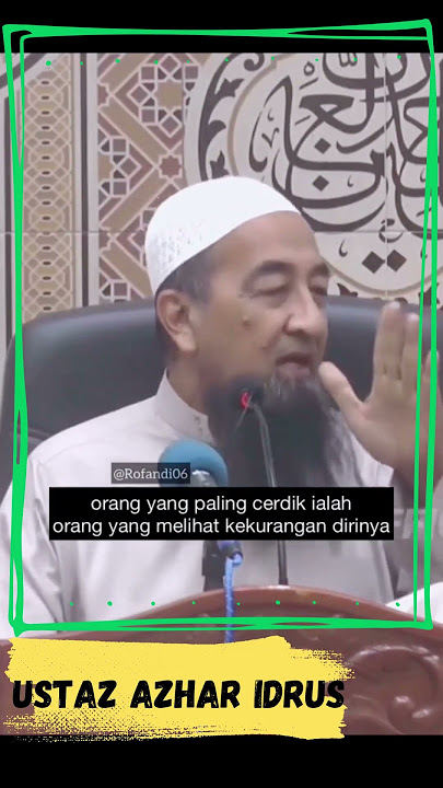 JANGAN BERCAKAP PERKARA YANG KITA TIDAK TAHU  - UAI #ustazazharidrus #tazkirahringkas #tazkirah