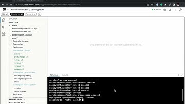 Kubernetes Explorer - Main UI Elements
