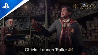 Hogwarts Legacy - Official 4K Launch Trailer | PS5 \& PS4 Games