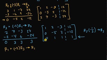 Gauss Jordan Elimination Part 2