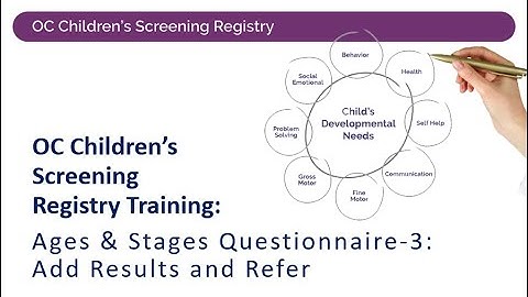 ASQ-3: Add Results and Refer