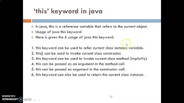Object classes & Methods | JAVA PROGRAMMING | 3350703|  : Kadi Sarva Vishwavidyalaya