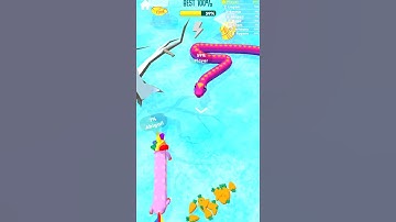 Snake Arena Game Level 10 || Anaconda Snake || Long Snake || Android GamePlay || #short​