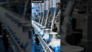 How Powdered Milk is Made in Factory | From Liquid to Powder Process