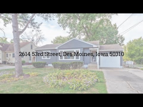 2614 53rd Street, Des Moines, IA home video tour