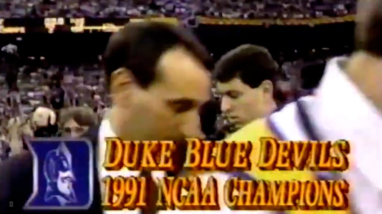 Duke Blue Devils win their 1st NCAA Men's Basketball Championship | April 1, 1991 vs. Kansas