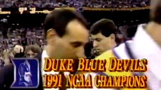 Duke Blue Devils win their 1st NCAA Men's Basketball Championship | April 1, 1991 vs. Kansas