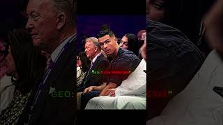 when Ronaldo went to boxing match #shortvideo #videos #trending #viral