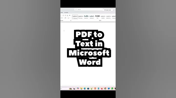 How to Change PDF to Text in Microsoft Word - 2025
