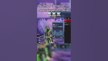 The number 1 hacker in Apex legend mobile