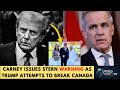 U S –Canada Tensions Escalate Carney Responds to Trump’s Risky Strategy