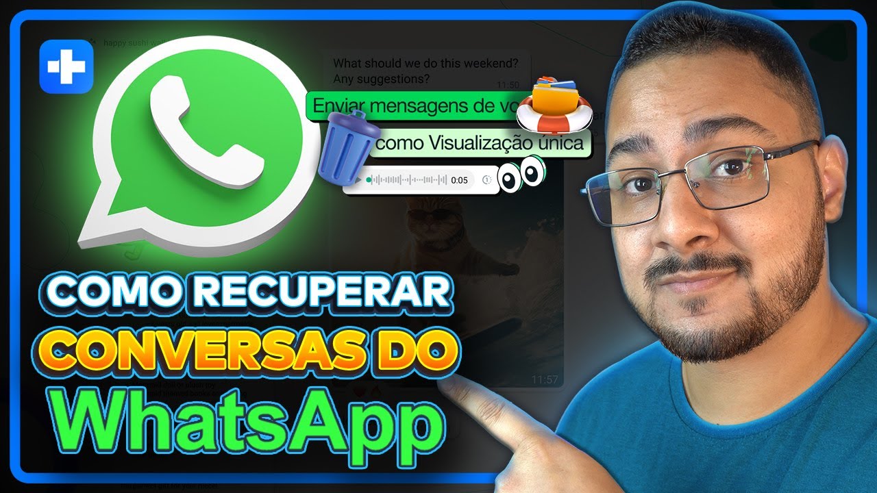 Como RECUPERAR MENSAGENS e ARQUIVOS apagados do WHATSAPP | Dr.Fone
