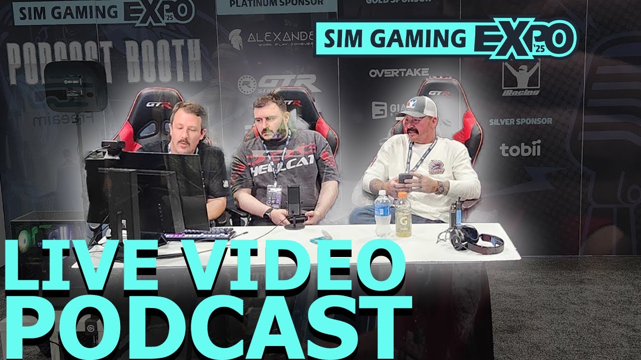 LIVE podcast during SimGamingExpo '25