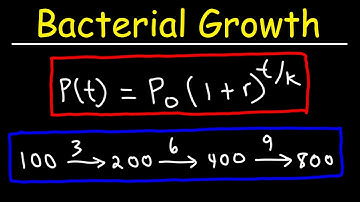 How To Solve Bacteria Growth Math Problems