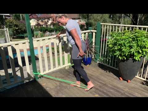 Hamstring - standing leg curl - Home based resistance training