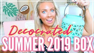 DECOCRATED Summer 2019 Unboxing | Home Decor Subscription Box