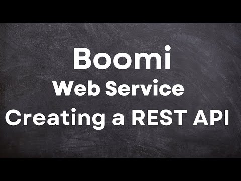 Boomi API Management | Creating a REST API by importing a Boomi Process 02