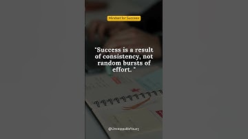 Success = Consistency, Not Luck 💡🔥