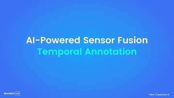 Features | Temporal Annotation in Point Cloud & Sensor Fusion Frame Series on BasicAI Cloud