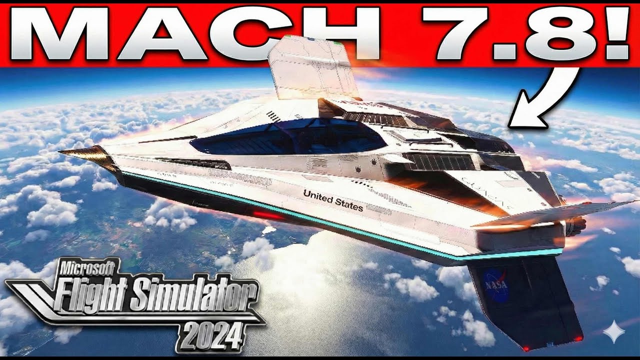 Этот НОВЫЙ самолёт попадёт в космос в MSFS 2024! | Quasar Mach 7.8
