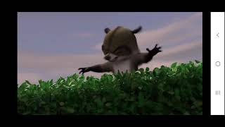 Over the hedge : Verne's butt