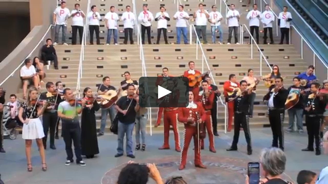 Pulling Strings Mariachi Flashmob! - YouTube