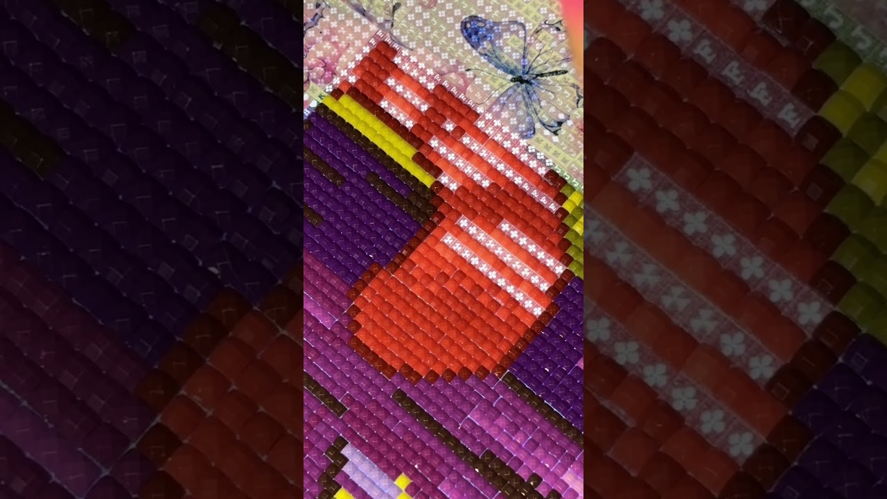 Алмазная живопись: хвост кошки в стиле «Английский коттедж» от Jaded Gem Shop.