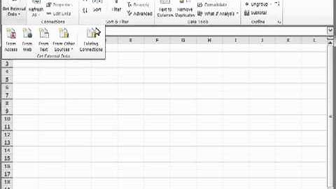 Excel 2010: Web Query