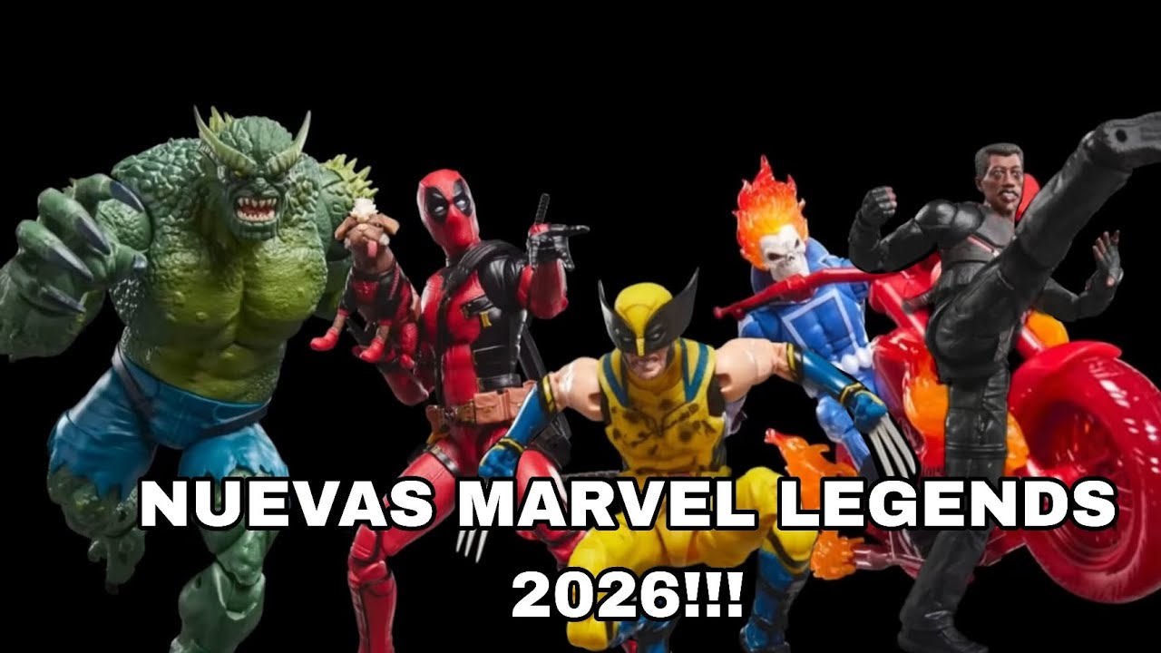 NUEVAS MARVEL LEGENDS REVELADAS!!! DEADPOOL & WOLVERINE, DELUXE Y MÁS!!! 