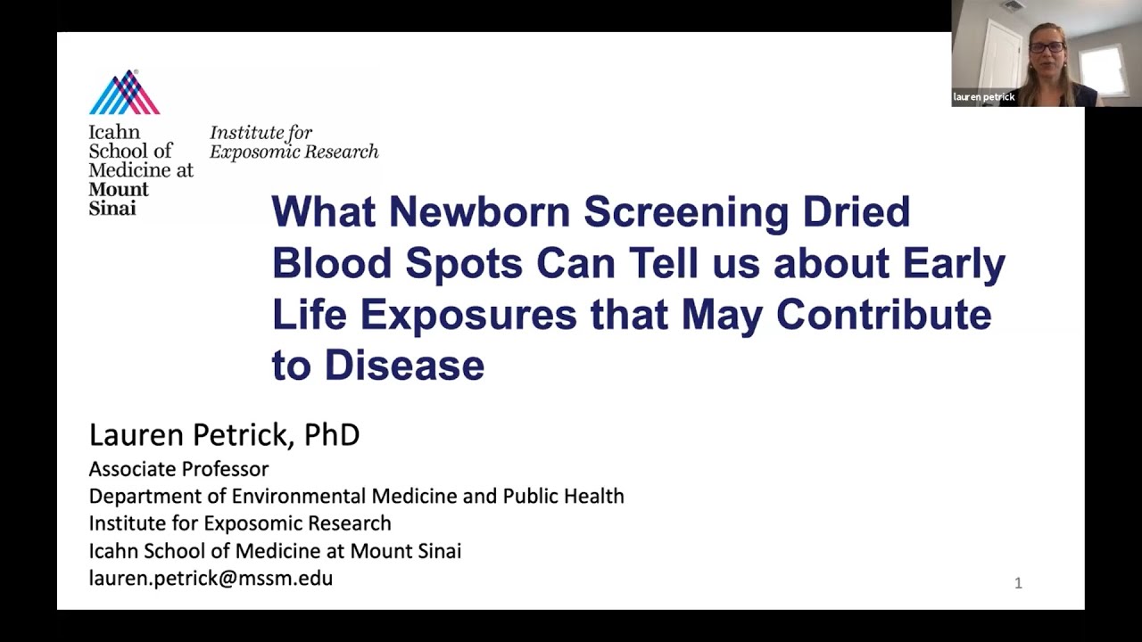 What Newborn Screening Dried Blood Spots Can Tell Us with Lauren ...