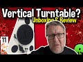 Vertical Turntable? Full Unboxing & Review! (Vlogmas Day 11) #vinyl #turntable #vlogmas