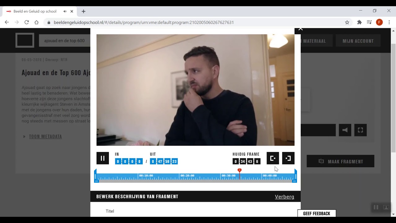 Fragment maken in Beeld en Geluid op School - YouTube