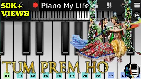 Tum Prem Ho Song Piano Tutorial | Radha Krishna | Star Bharat | Perfect Piano | Piano My Life.